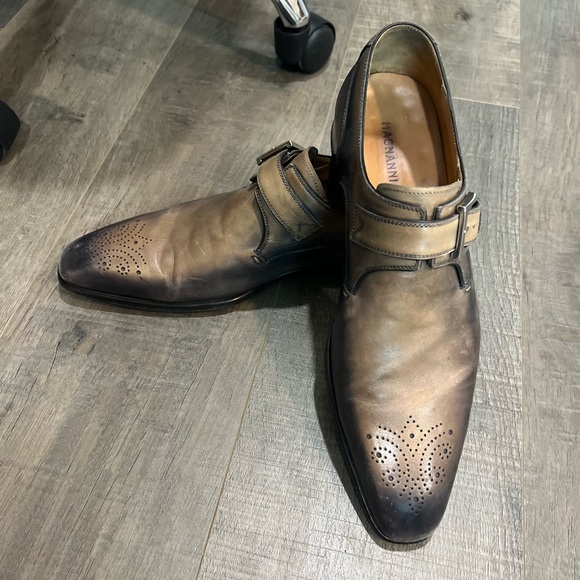 Magnanni Men’s Size 9.5 Leather Shoes - Picture 1 of 10